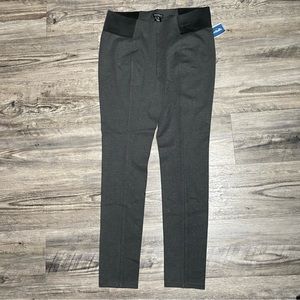 NWT Sentimental New York Size 1XL Gray/ Black Skinny Pants High Waisted